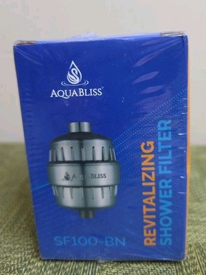 Qty: 1 AquaBliss SF100-BN Multi-Stage Revitalizing Shower Filter