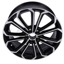 17x7 Alloy Replacement Wheel Rim For Toyota Corolla 2014-2016 Machined Black 17x7 Alloy Replacement Wheel Rim For Toyota Corolla 2014-2016 Machined Black