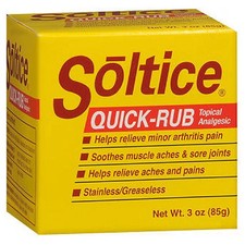 Quick Rub Topical Analgesic 3 Oz by Soltice