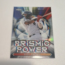 Topps 2021 Topps Chrome Prismic Power Insert Eloy Jimenez White Sox #PP-7