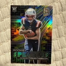 Tyquan Thornton /10 Rookie Spectra Patriots 🔥 Ultra Low Serial RC