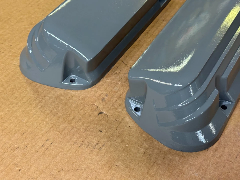 Cubiertas de válvula de aluminio para Ford Mustang 87-93 con tapa de aceite y deflector Cobra GT LX 5,0 L Foto 4 de 4