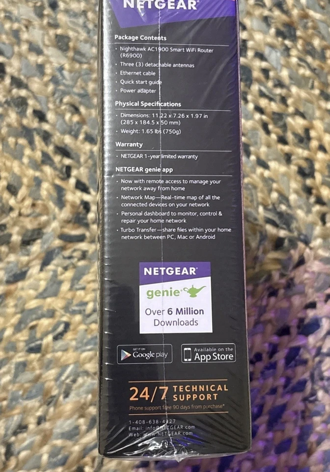 NETGEAR R6900 Nighthawk Ac1900 Smart WiFi Router New Sealed - Image 4 of 4