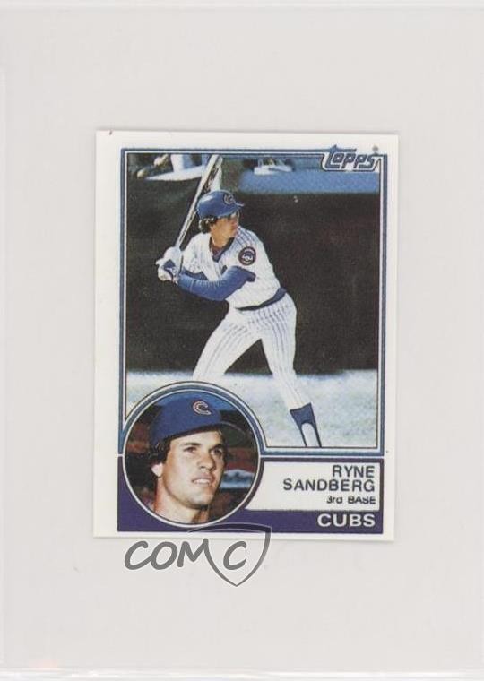1989 Topps Double Headers Ryne Sandberg HOF