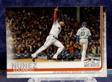 2019 Topps #3 - Eduardo Nunez 2018 WS Highlights - Boston Red Sox - Near Mint