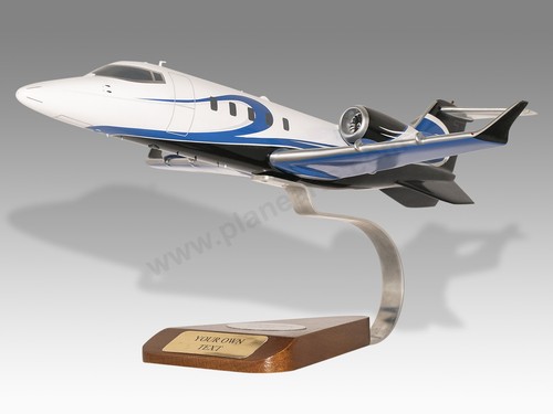 Learjet Lear 60XR Solid Kiln Dried Mahogany Wood Handcrafted Display Model - Picture 3 of 12