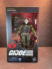 G.I. Joe Classified Series #176 Cobra Grim Viper 6 Inch Action Figure In Hand