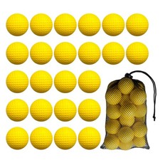 HHLZM 24 Pack Foam Golf Practice Balls,Practice Balls for 1.65", Yellow