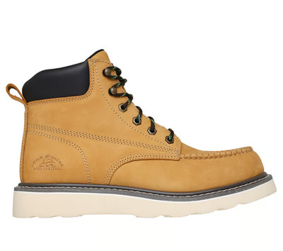 Skechers John Deere Men Boot Comfort Wheat Memory Foam Outdoor Leather 256019