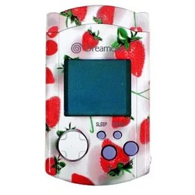 Dreamcast Hardware DC Color Visual Memory (Strawberry Pattern) From Japan [Used]