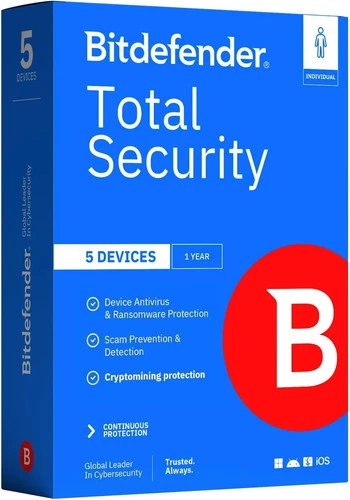 Total Security 2026 Antivirus Internet Security Suite 5 Devices 1 Year PC Mac deal from eBay