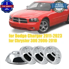 4Pc Chrome Center Wheel Cover Cap 4895432AA for Chrysler 300 Dodge Charger 06-20