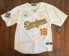 Yamamoto Dodgers Jersey w/ 2025 World Champions Patch