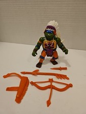 Vtg 1992 TMNT Wild West Chief Leo 99% COMPLETE ‐ MINT COND.! ALL Feathers RARE