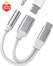 USB C to 3.5Mm Headphone Charging Adapter Iphone 15 Pro Max plus DAC Aux Cord Do