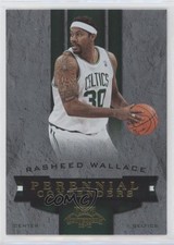 2009-10 Playoff Contenders Perennial Gold 9/100 Rasheed Wallace #1 5n1