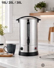 10/20/30 Litre Electric Stainless Steel Catering Water Boiler Tea Urn Commercial