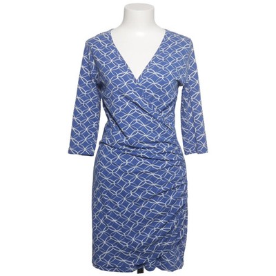 Hemp Age, Wickelkleid, Größe: S, Blau/Weiß, Elasthan/Hanf/Bio-Baumwolle #1Xw