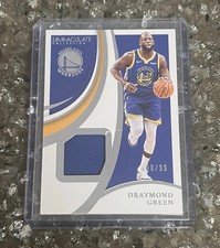 Panini 2020-21 Immaculate Materials Game Worn Patch Draymond Green #MT-DMG /99 