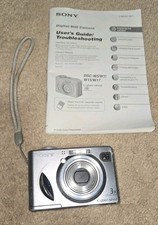 FOR REPAIR, CLEAN, WONT TURN ON Sony Digital Camera Cybershot DSC-W5 5.1MP Zeiss