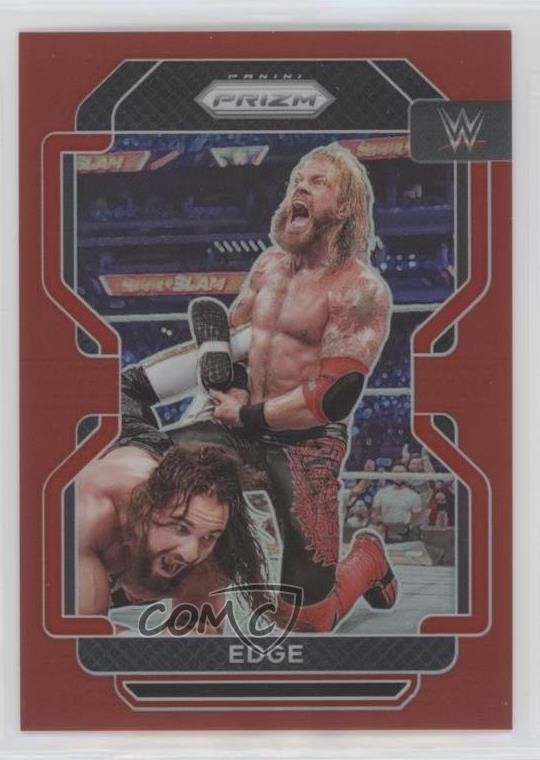 2022 Panini Prizm WWE Red Prizm 105/299 Edge #164 0w2b