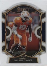 2020 Panini Select Concourse White Prizm Die-Cut Darrell Taylor #96 17cf