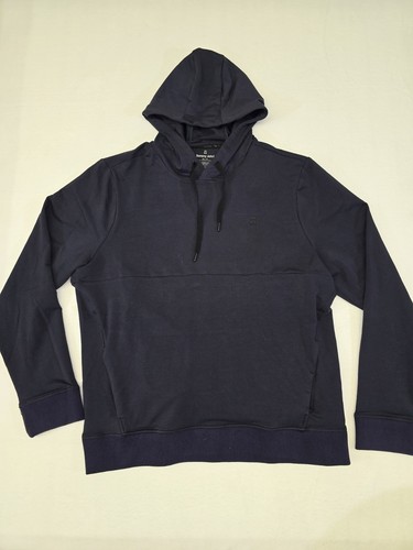 Tommy John Go Anywhere Luxe French Terry Hoodie Mens XL/TG Navy Blue