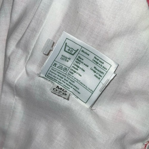 Vintage 80er Jahre "LAURA ASHLEY" WEISS ROSA BLUMEN COTTAGE-CORE A-LINIE MIDIKLEID S 8 - Bild 8 von 11