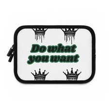 Do What You Want Laptop Sleeve  Modern Tech Case, Travel Accessory, Gift ... 