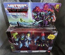 Mattel MOTU Rise of Evil Keldor and Origins Kronis New Plus Bonus