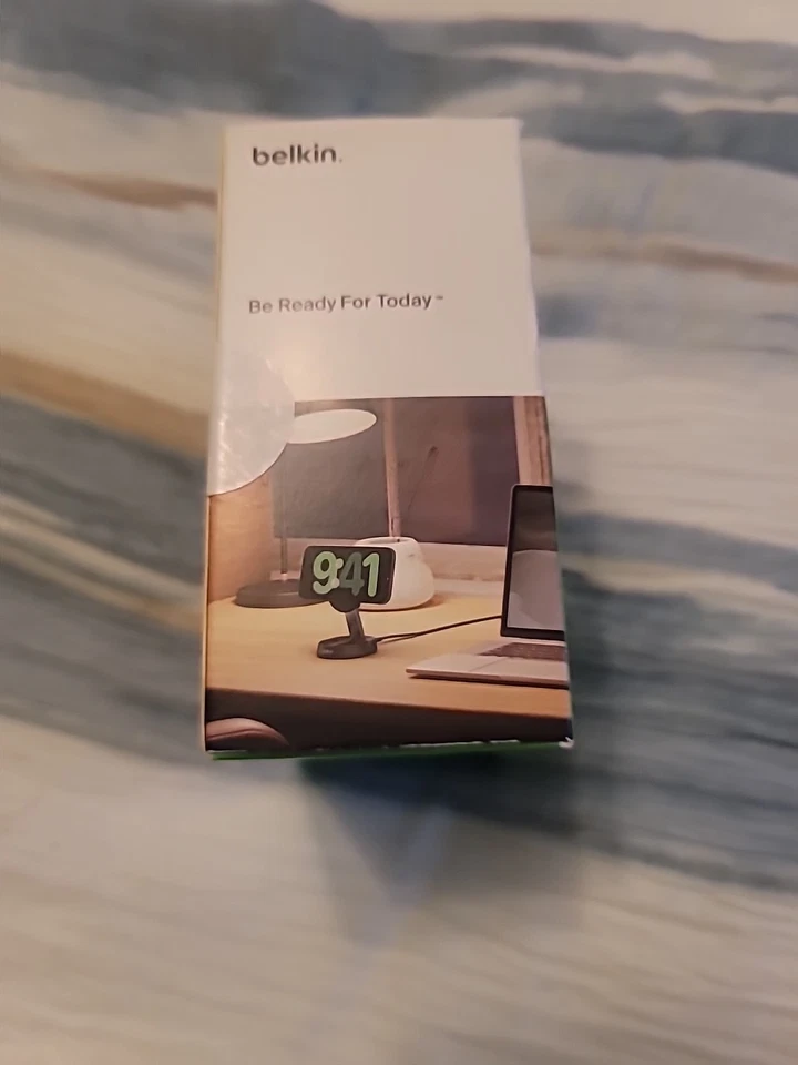 Belkin 15 Вт BoostCharge Pro трансформируемая магнитная зарядная подставка MagSafe - новая морская - Изображение 4 из 4