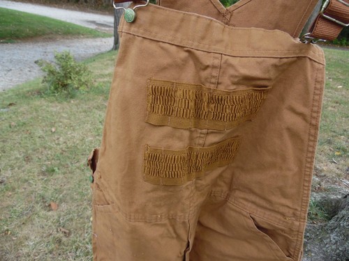 Vintage Liberty Overalls Men's large Brown Canvas Hunting Workwear Carpenter USA - Picture 7 of 13