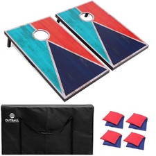 Outball Cornhole Set 4X2 Feet Regulation Size Corn Holes Sets Carrying Bags 8
