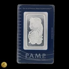 PAMP Suisse Lady Fortuna 1 Troy oz .999 Fine Silver Bar Sealed With Assay -E514