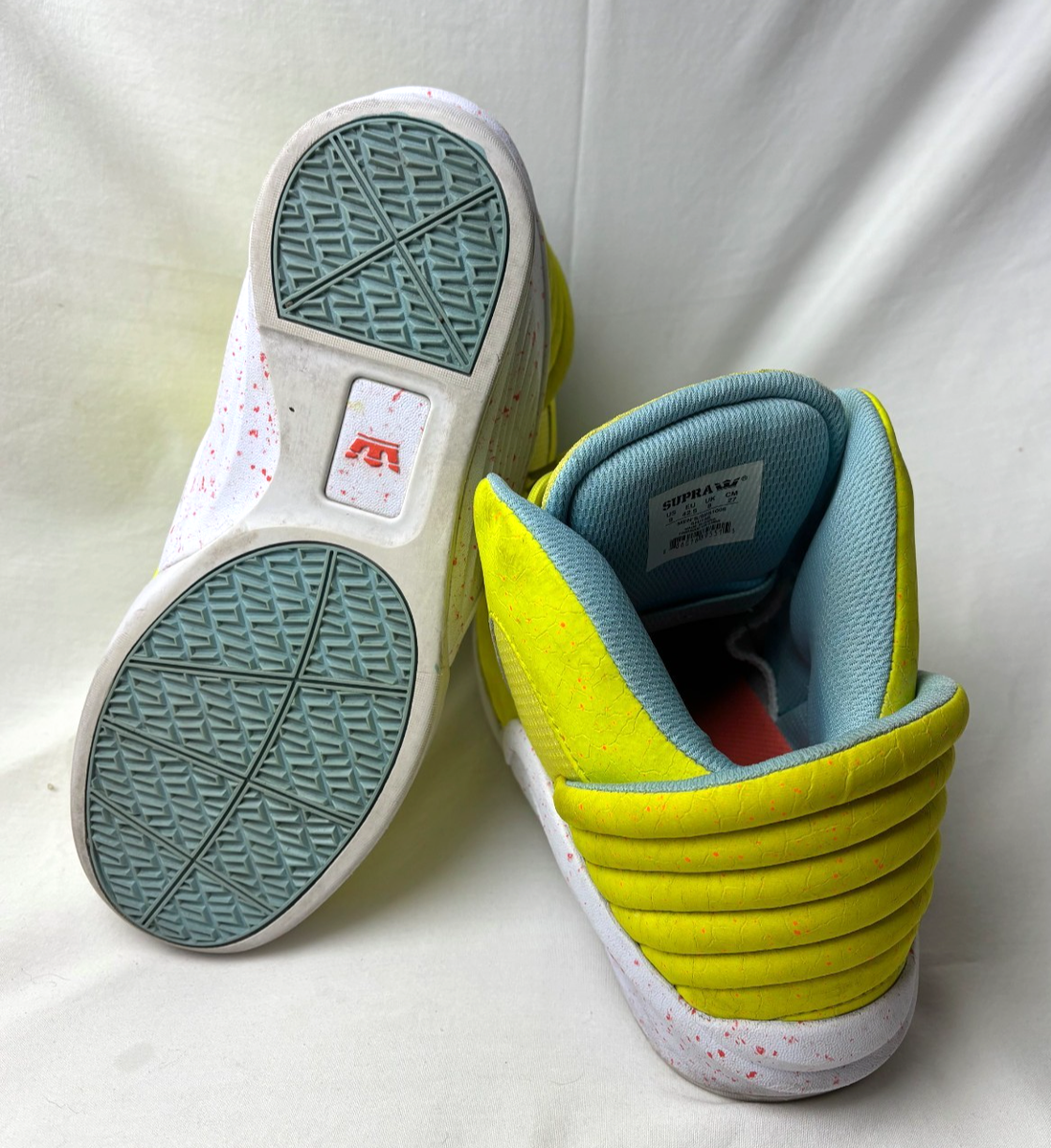 Supra x Lil Wayne Spectre Chimera Highlighter Acid Yellow Sp51005 Mens Size 11 Supra x Lil Wayne Spectre Chimera Highlighter Acid Yellow  main image 2