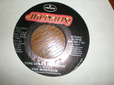 Van Morrison 45 Tore Down A La Rimbaud PROMO MERCURY