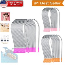 Versatile 40 Count Hot Roller Clips - Large, Medium Small - For All Hair Types