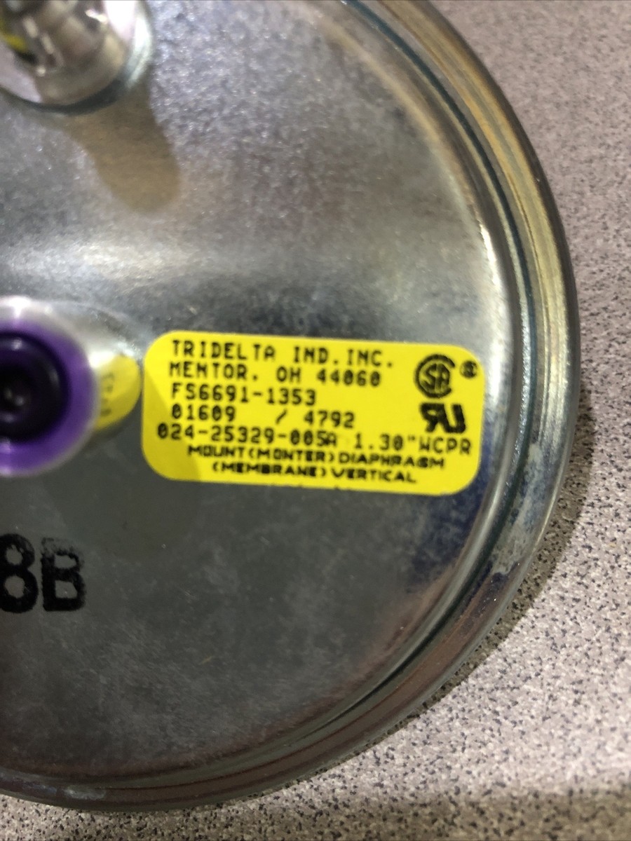 Furnace Vent Pressure Switch ICP PRESSURE SWITCH 9375VD 0453 1.50 WC