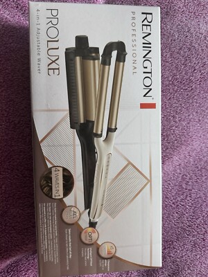 REMINGTON Lockenstab CI91AW PROluxe 4-in-1 Adjustable Waver Beach Waves