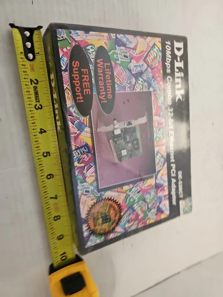 D-LINK DE-528CT 10Mbps Combo 32-Bit Ethernet PCI adapter (NEW) - Image 2 of 4