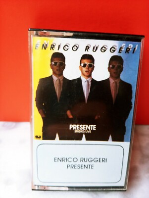 Cassetta Long Tape Enrico Ruggeri Presente Vintage