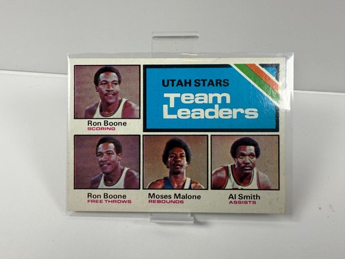 1975-76 Topps - Team Leaders Moses Malone, Ron Boone, Al Smith #286 (RC)