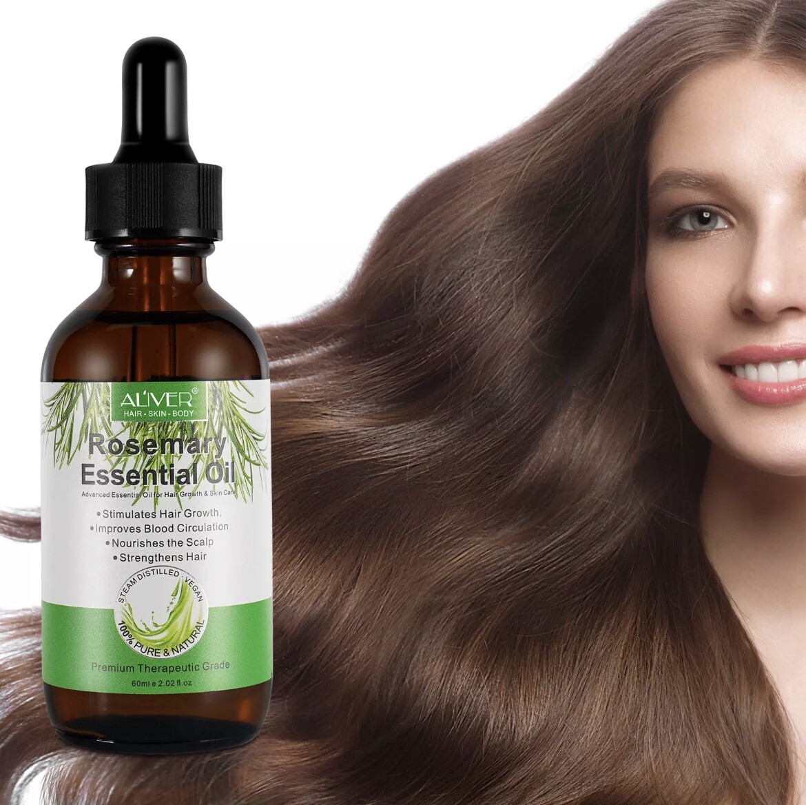 Rosemary Essential Oil Hair Growth Skin Care Treatment 100 Natural