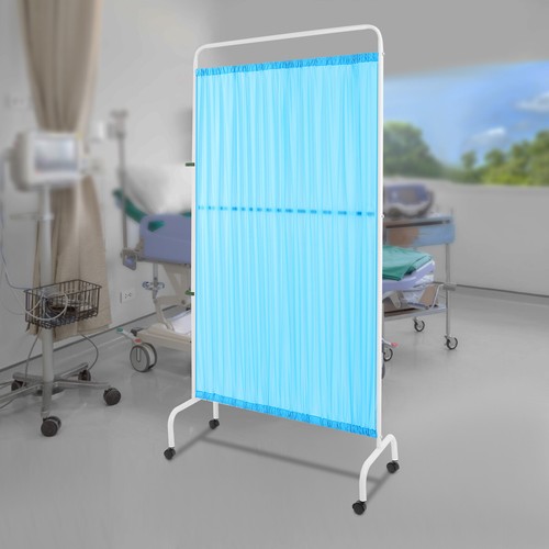 Medical Privacy Screen Movable Room Divider with Lockable Casters 21x90x180cm - Picture 19 of 20