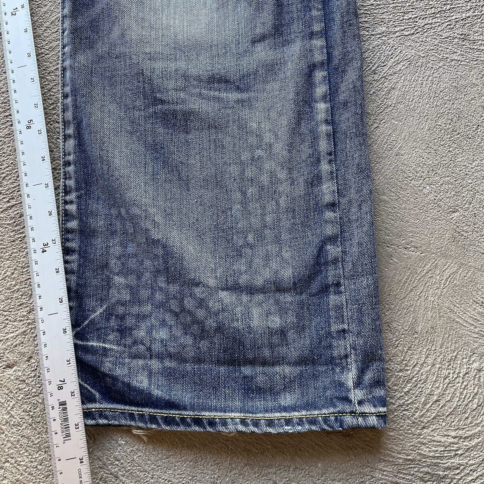 Vintage Ed Hardy Jeans Mens 40x34 Blue Baggy Loos… - image 16