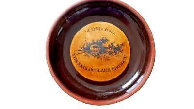 A Trifle From The English Lake District Trinket Dish, Brown, Gordon Fox, 14cm