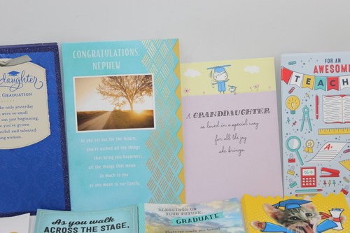 Graduation Random Card Lot of 109 Cards & 3 Envelopes Hallmark Greeting HUGE - Picture 4 of 18