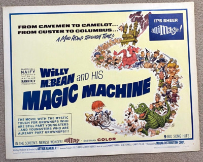 Willy McBean & His Magic Machine 1965 Movie Poster 65/232 Vintage 22x28 USA RARE