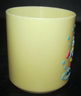 Vintage Holiday Christmas Cup Sterling House 1985 Plastic Mug 3D Santa Skating — photo 4