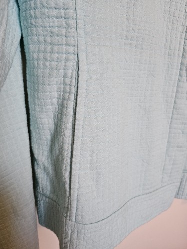 EILEEN FISHER-LIGHT TEAL SPORT JACKET SZ.S ( SEE OTHER PICTURES FOR COLOR) - Picture 2 of 10